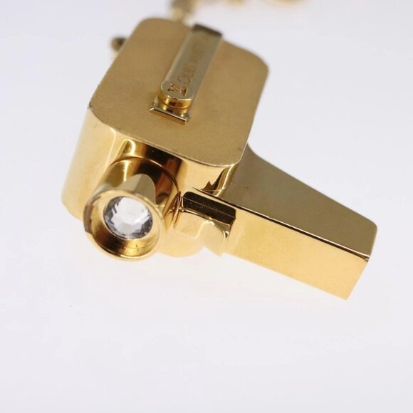 LOUIS VUITTON Porte Cles Cannes Key Holder metal Gold M65383 LV Auth 111243 - Picture 4 of 12